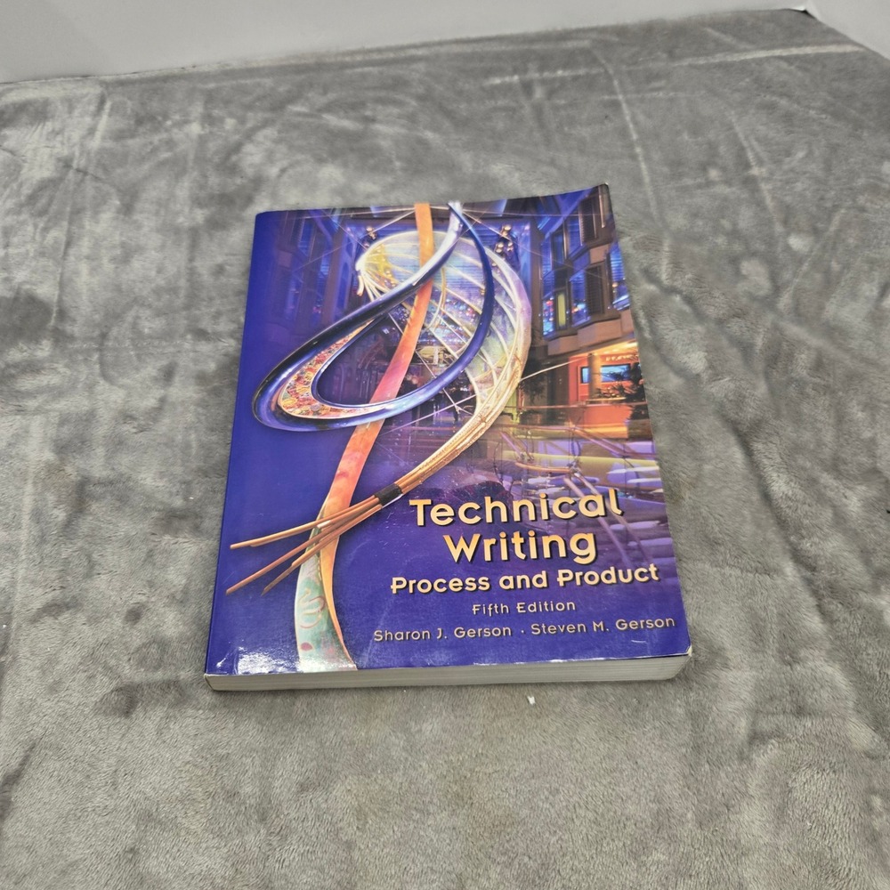 Technical Writing Process and Product 5th Edition Gerson Textbook 0131196642